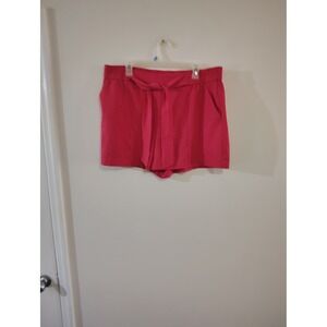 7th Avenue Design Studio New York & Company Pink Tie Waist Shorts Womens XL
